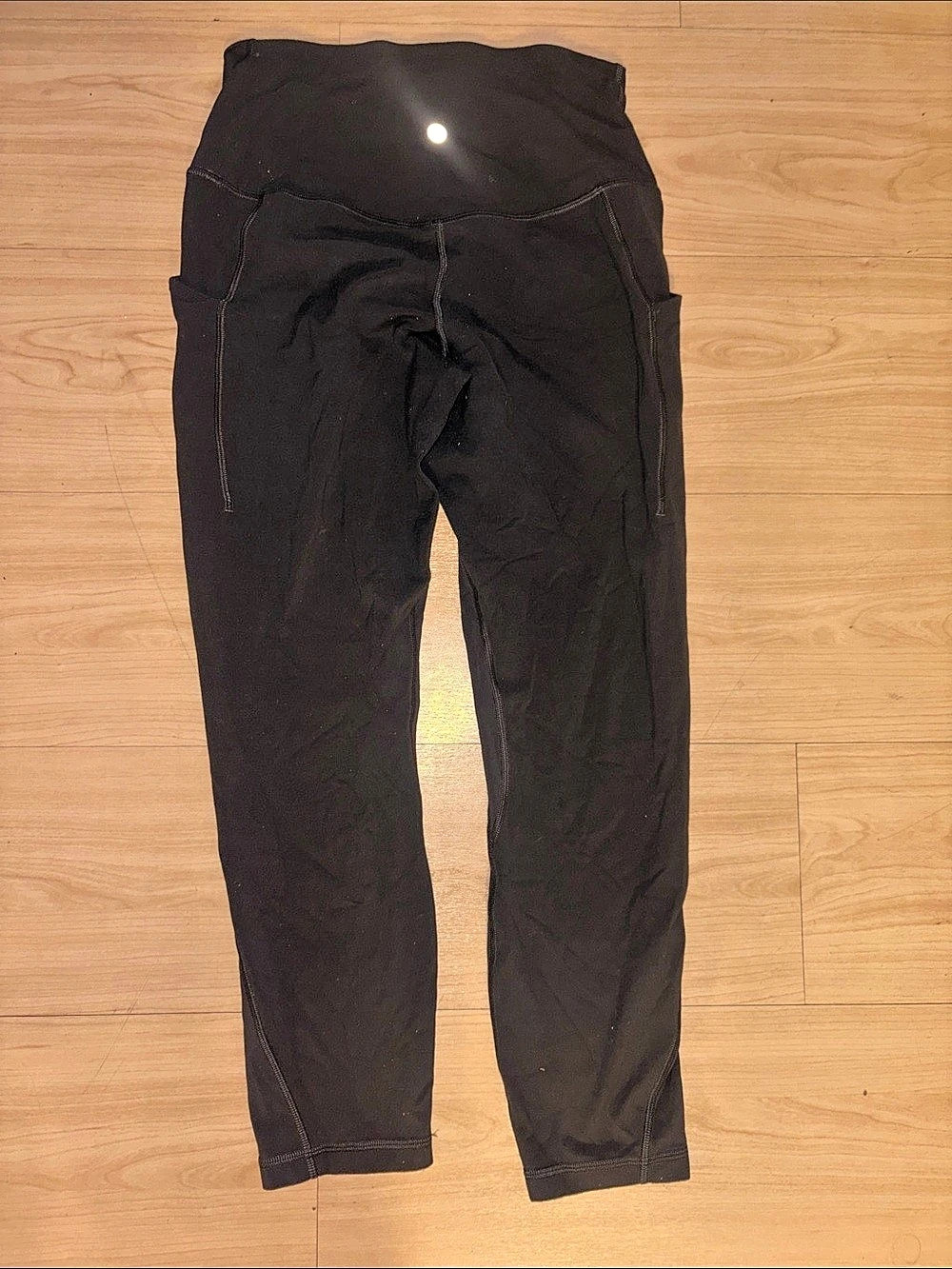 Grey Lululemon Wunder Train High-Rise Tight with Pockets  Waist 8